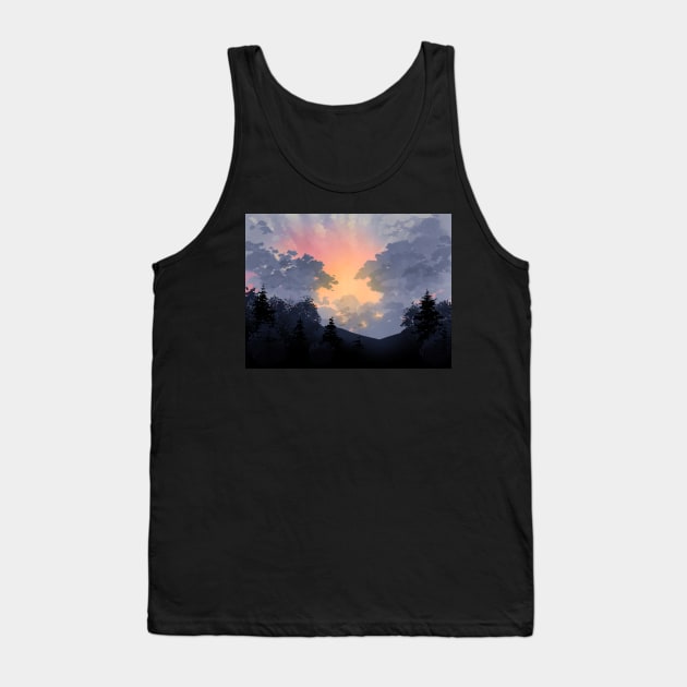 Quiet Morning Tank Top by kickingshoes